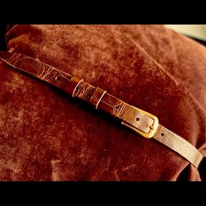 Kingston Alligator Belt w/Solid Bronze Buckle